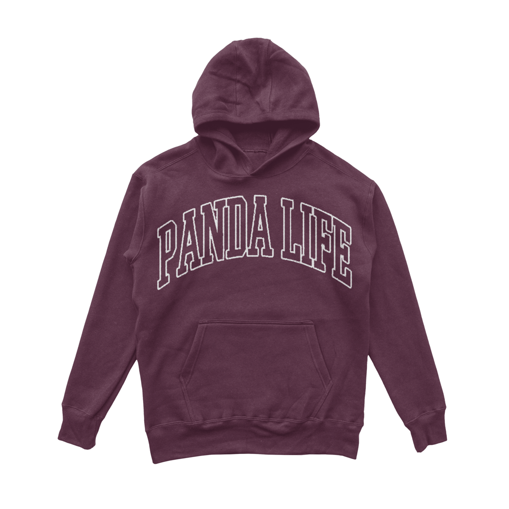 Hoodie fabulous pull and bear merah maroon